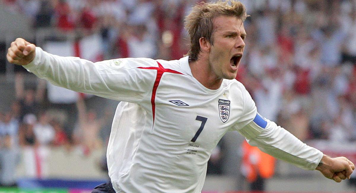 David Beckham es uno de los íconos futbolísticos más reconocidos de los últimos tiempos. Foto: Twitter @England