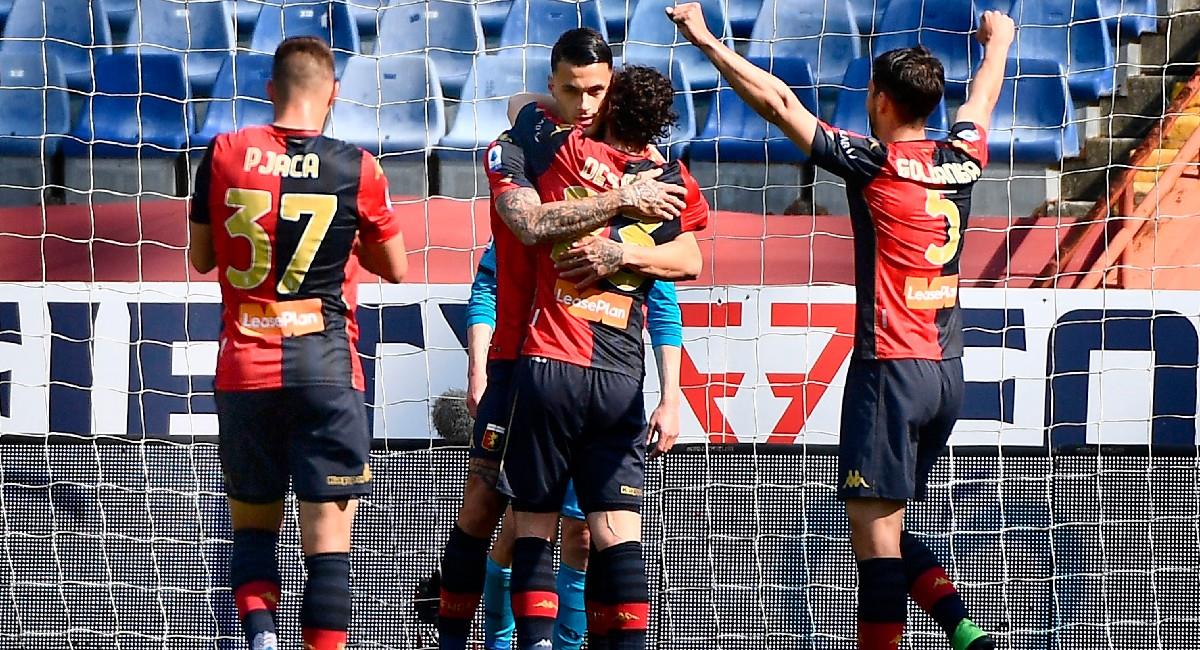 Génova suma una nueva victoria en la Serie A de Italia. Foto: EFE