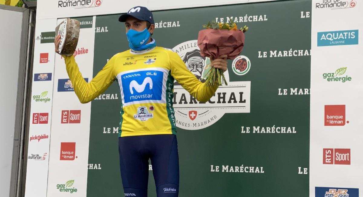 Marc Soler es el nuevo líder del Tour de Romandía. Foto: Twitter @Movistar_Team