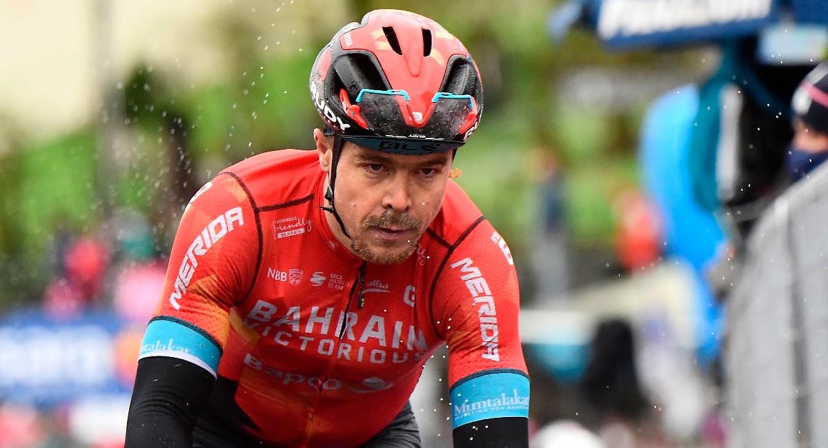 Mikel Landa se retiró del Giro de Italia 2021. Foto: EFE