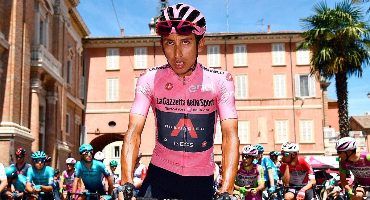 Egan Bernal sigue liderando el Giro de Italia a falta de dos semanas para su conclusión. Foto: EFE