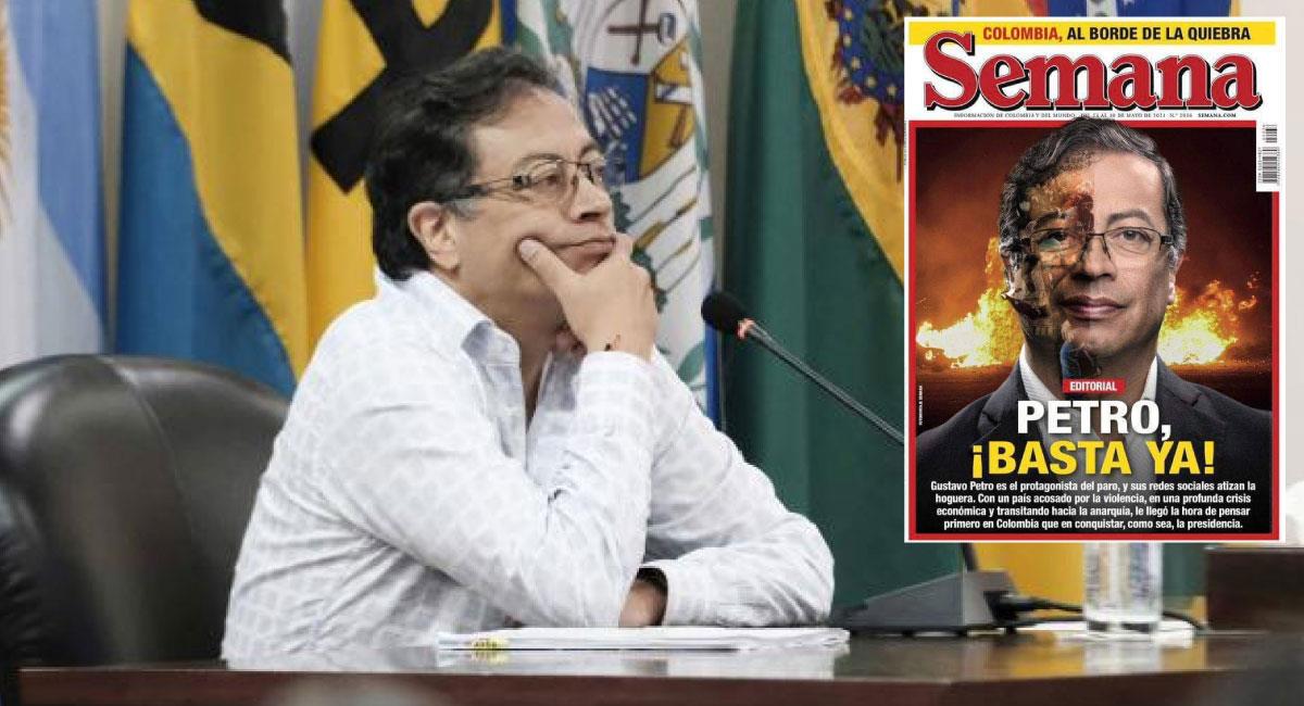 Revista Semana dedica portada a Gustavo Petro. Foto: Twitter