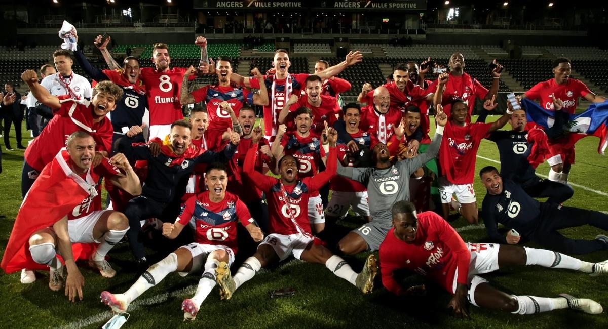 Lille campeón de la Liga de Francia. Foto: EFE