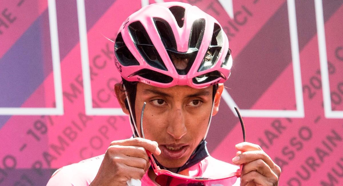 Egan Bernal sigue líder del Giro de Italia, luego de la etapa 17. Foto: EFE