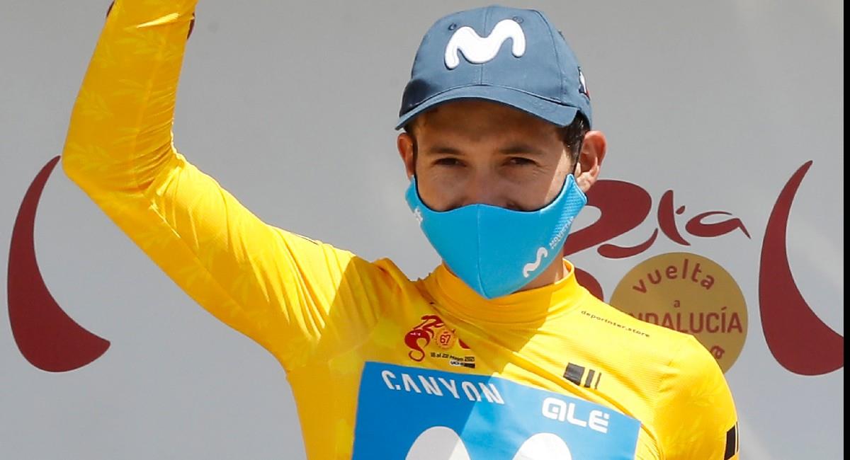 Miguel Ángel López, campeón de la Vuelta a Andalucía 2021 estará en el Critérium du Daphiné. Foto: EFE