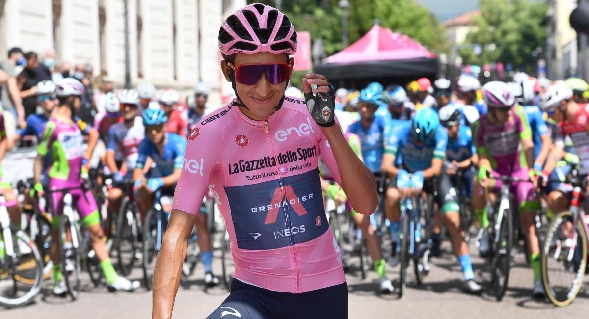 Egan Bernal campeón del Giro de Italia. Foto: EFE