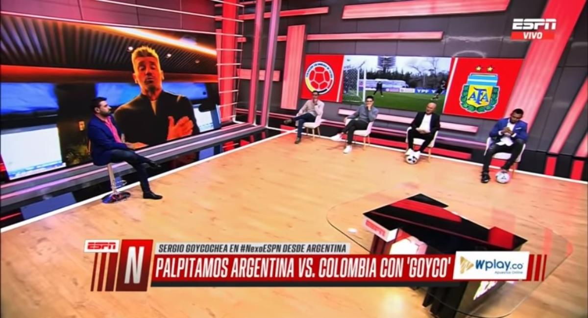 Fuerte debate entre Jorge Bermúdez y Sergio Goycochea. Foto: Youtube captura pantalla ESPN.