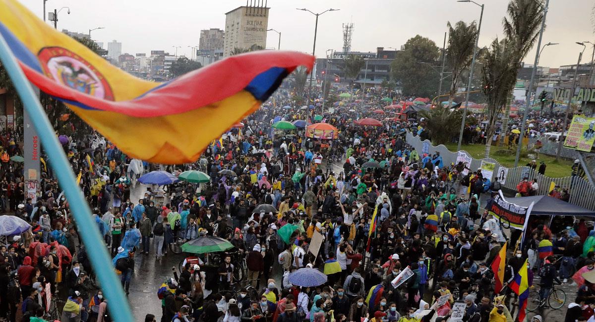 Se planea una nueva jornada de manifestaciones para este 9 de junio en Bogotá. Foto: EFE