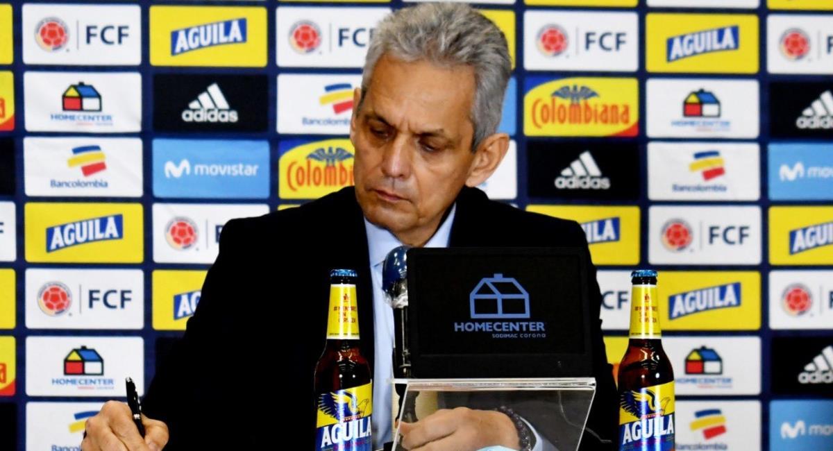 Reinaldo Rueda habló previo al duelo con Argentina. Foto: Twitter Prensa redes Selección Colombia.