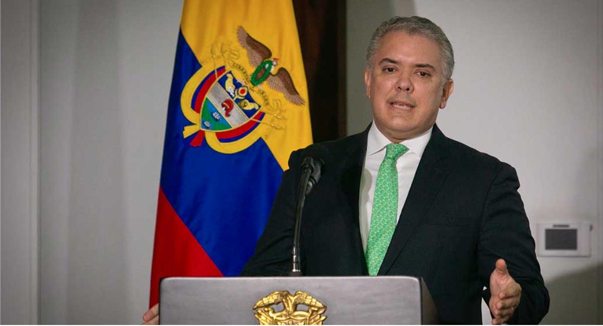 Duque pide sanciones y rechazo a personas que bloquean las vías del país. Foto: Presidencia de Colombia