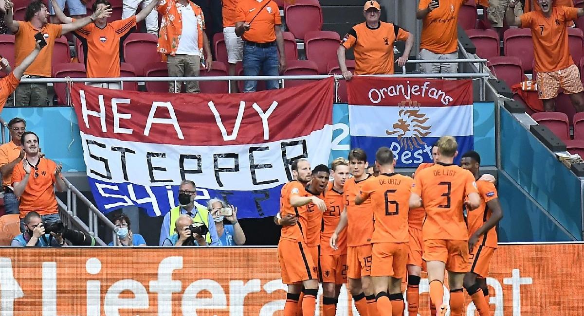 Países Bajos sigue con puntaje perfecto en la Eurocopa 2020. Foto: EFE