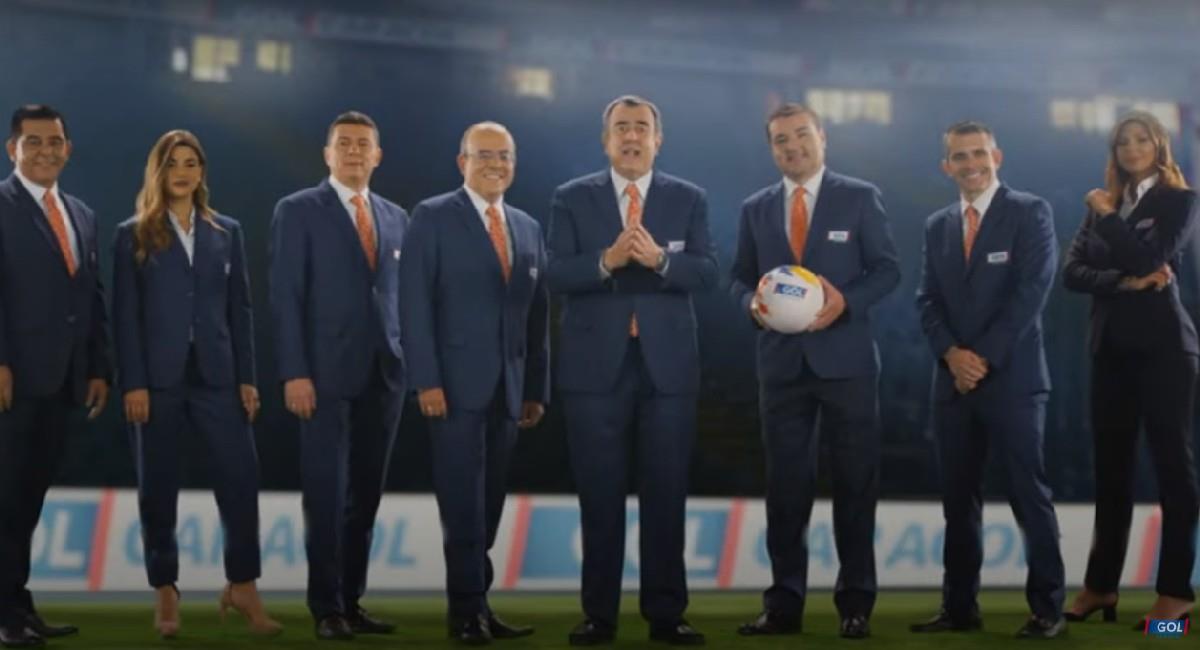 Este es el equipo del Gol Caracol que estará comunicando la Copa América 2021. Foto: Youtube Gol Caracol