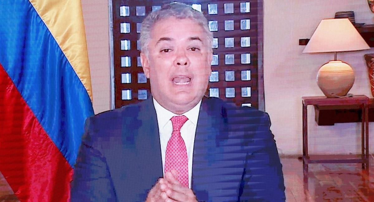 Iván Duque, presidente de Colombia. Foto: EFE