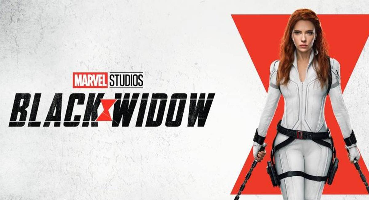 "Black Widow" llegará al fin esta semana las salas de cine de Colombia. Foto: Twitter @Cine_Colombia