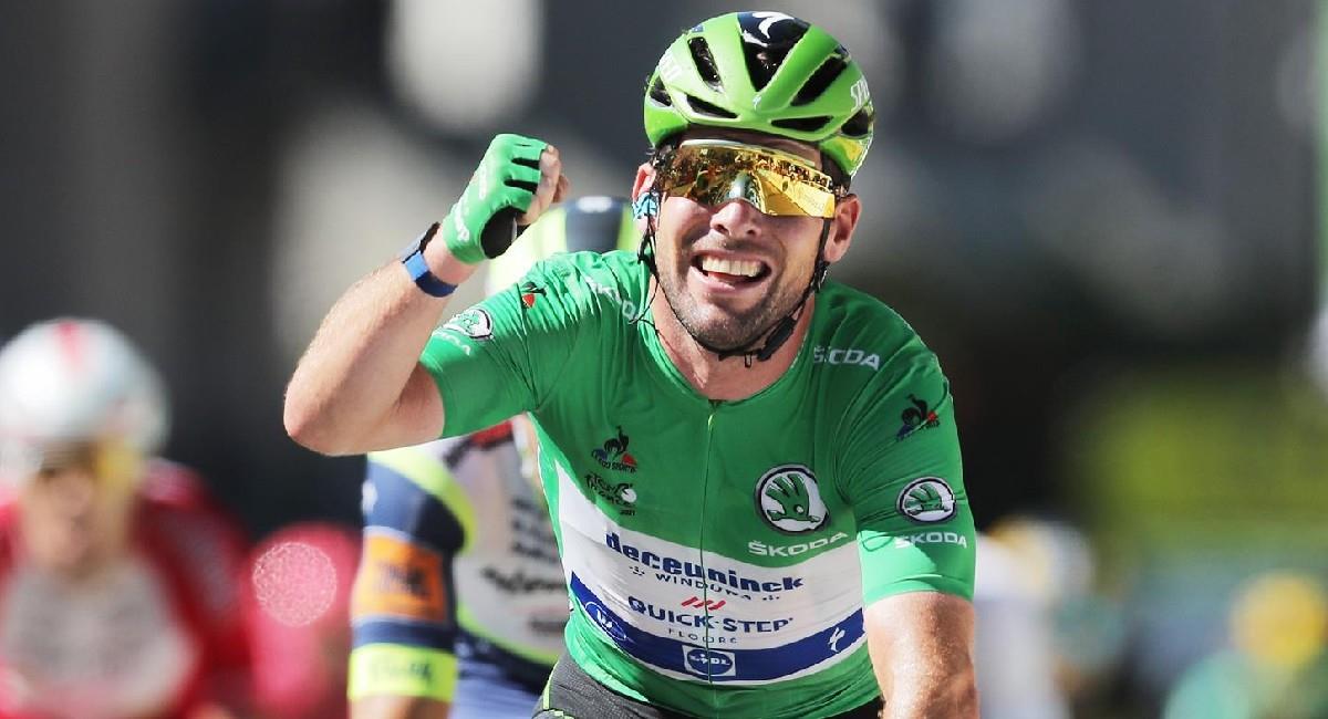 Mark Cavendish ganó la etapa 13 del Tour de Francia 2021. Foto: EFE