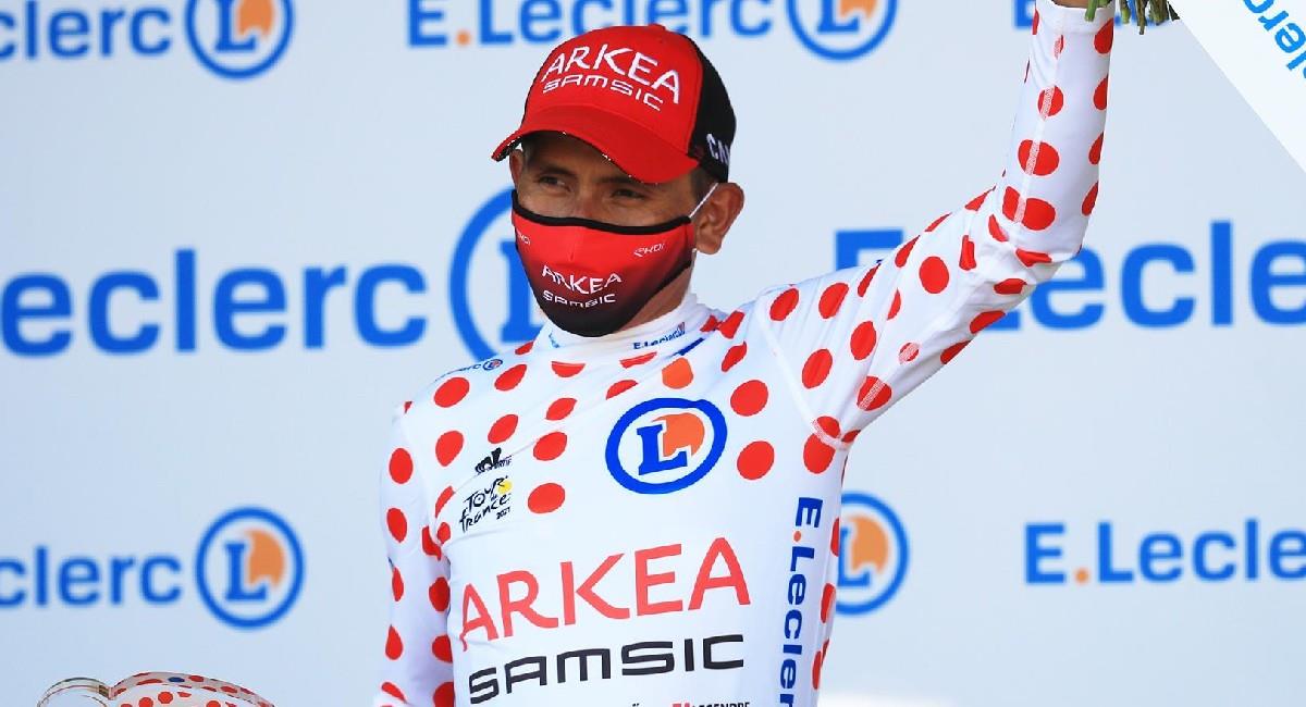 Nairo Quintana, líder de la montaña del Tour de Francia 2021. Foto: EFE