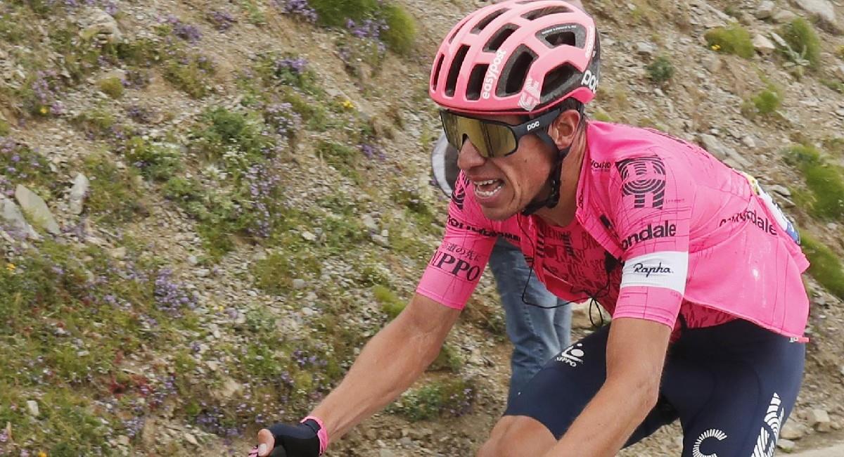 Rigoberto Urán en la etapa 17 del Tour de Francia. Foto: EFE