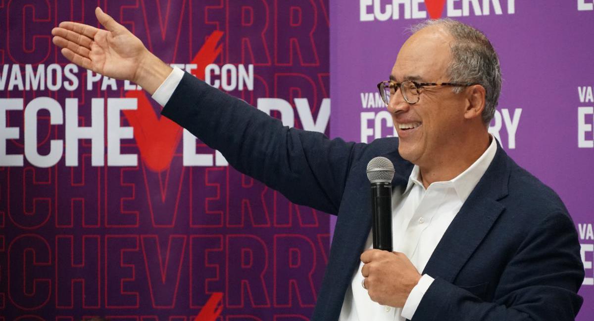 El exministro de Hacienda, Juan Carlos Echeverry anunció su candidatura presidencial. Foto: Twitter @elespectador