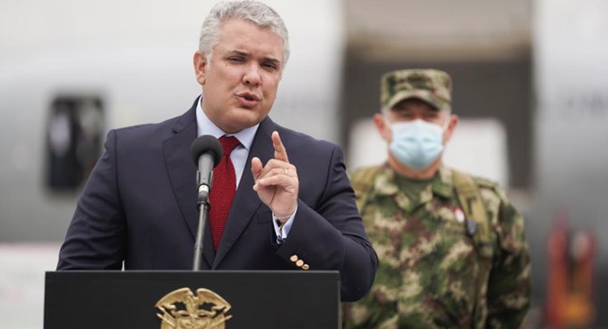 El presidente Duque manifestó que el grupo de colombianos detenidos en Haití participó en el magnicidio. Foto: Twitter @TRTWorldNow