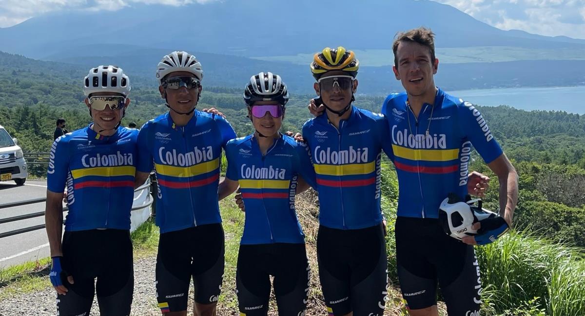 Ya está lista la Selección Colombia de ciclismo. Foto: Twitter Prensa redes Rigoberto Urán.