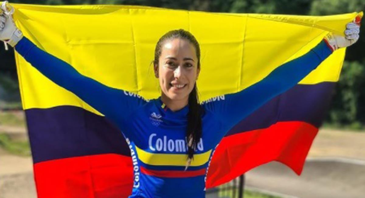 Mariana Pajón representante por Colombia en BMX. Foto: Instagram Redes Mariana Pajón