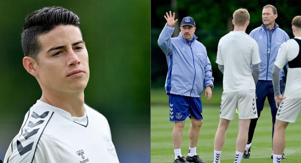 James Rodríguez busca quedarse en el Everton. Foto: Instagram Everton