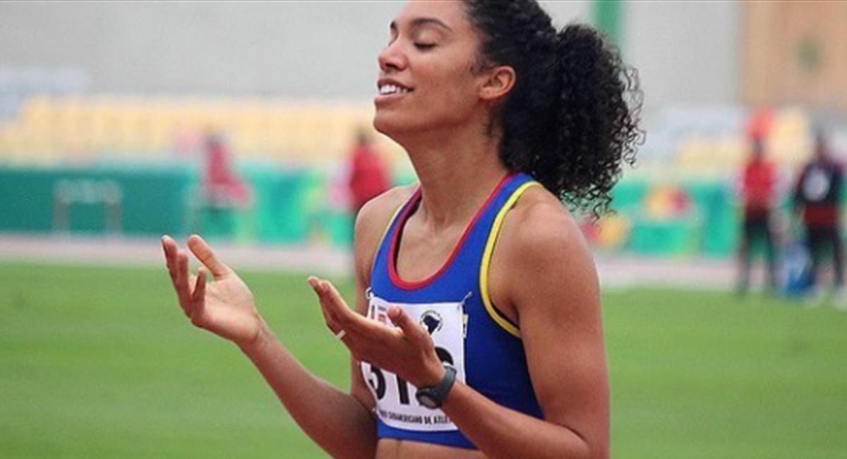 Atleta colombiana quien compite en los 400 metros vallas. Foto: Instagram Melissa González