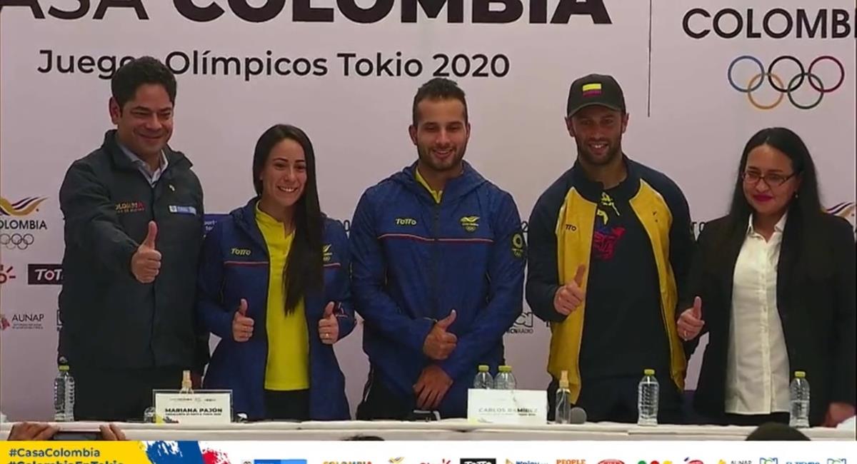 Captura de pantalla Comite Olímpico Colombiano. Foto: Facebook COC