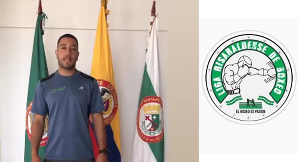 Cristian Henao presidente de la Liga de Boxeo de Risaralda. Foto: Instagram Liga Risaraldense de boxeo