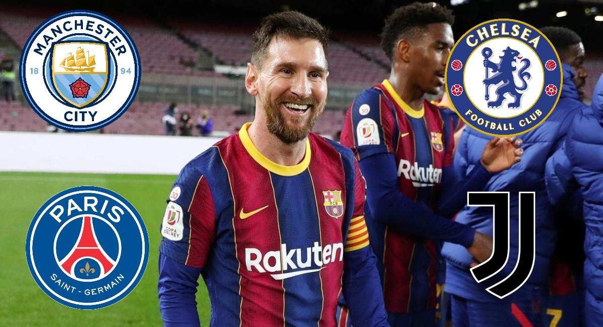 Los equipos que podrían contratar a Messi. Foto: Instagram Prensa redes Messi.