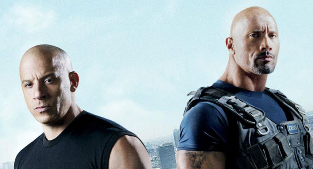 Vin Diesel y Dwayne Johnson compartieron escena en cuatro películas de "Fast & Furious". Foto: Twitter @TheFastSaga