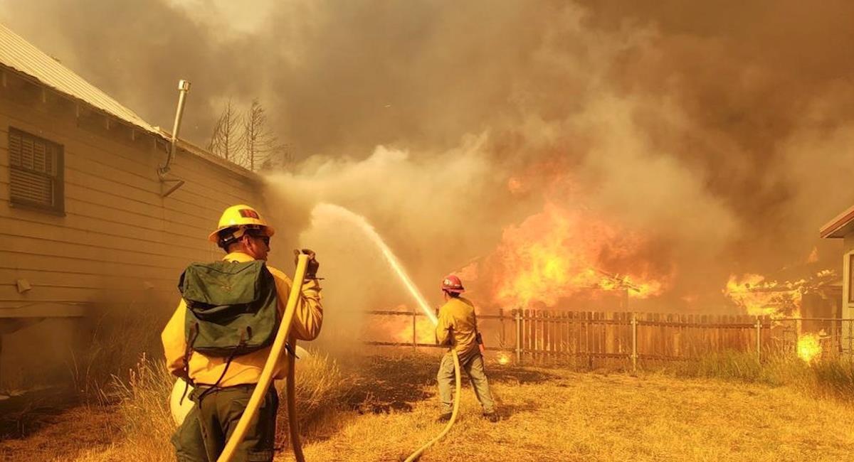 Dixie es el segundo incendio activo más grande de California. Foto: EFE