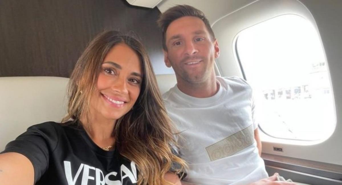Messi ya viaja hacia París. Foto: Instagram Prensa redes Antonella Roccuzzo.