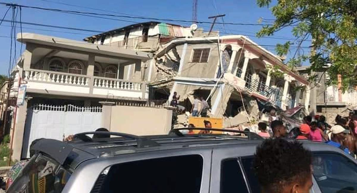 El Servicio Geológico de los Estados Unidos cree que el terremoto de Haití ocasionará afectaciones generalizadas. Foto: Twitter @HBeaucejour