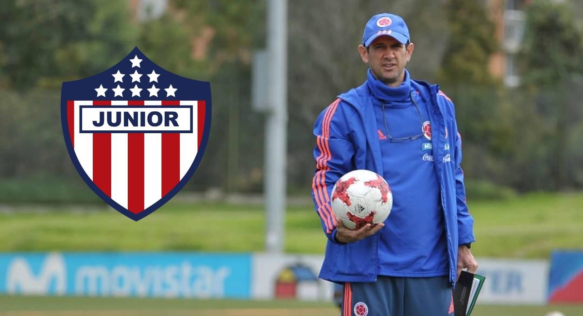 Arturo Reyes nuevo técnico del Junior. Foto: Twitter Prensa redes Selección Colombia.
