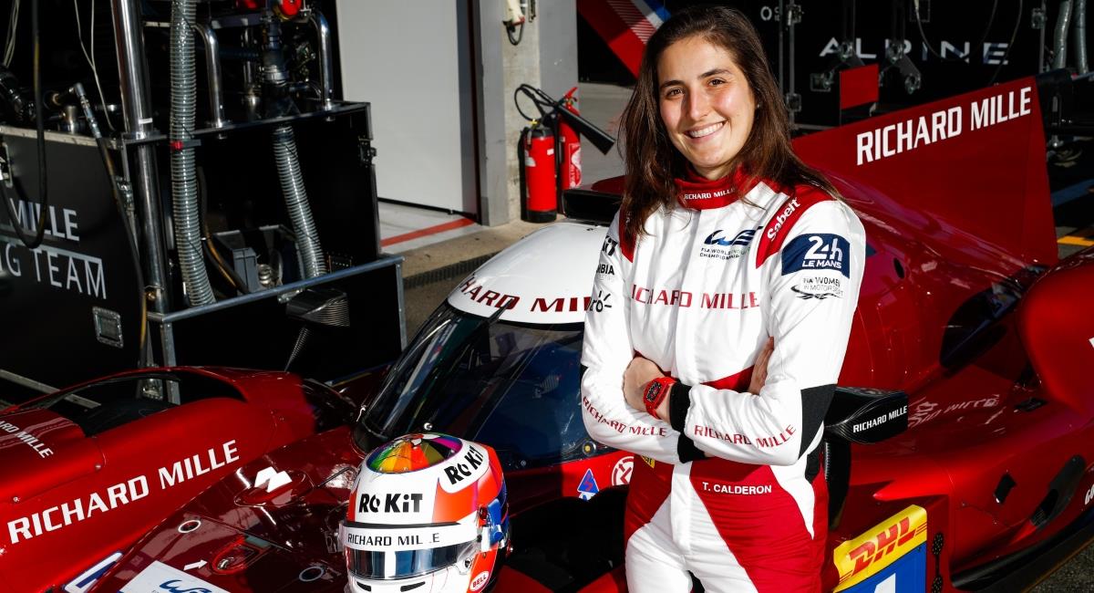 Tatiana Calderón correrá las 24 Horas de Le Mans. Foto: Twitter Prensa redes Tatiana Calderón.