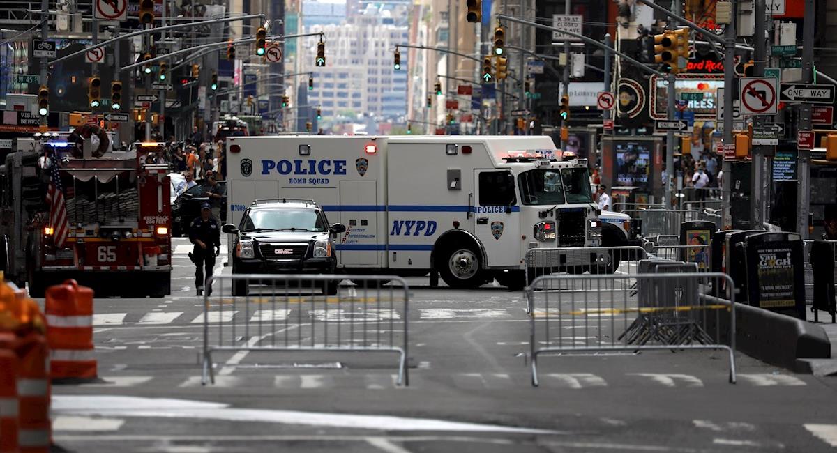 La policía de NY determinó que el objeto no representaba peligro. Foto: EFE