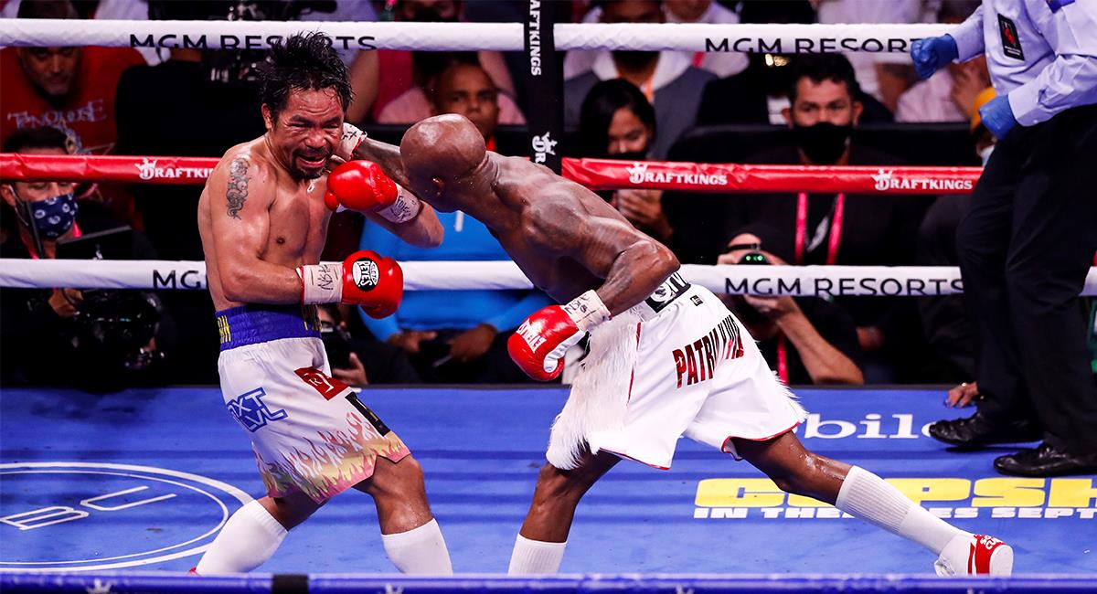 Manny Pacquiao vs el cubano Yordenis Ugas. Foto: EFE