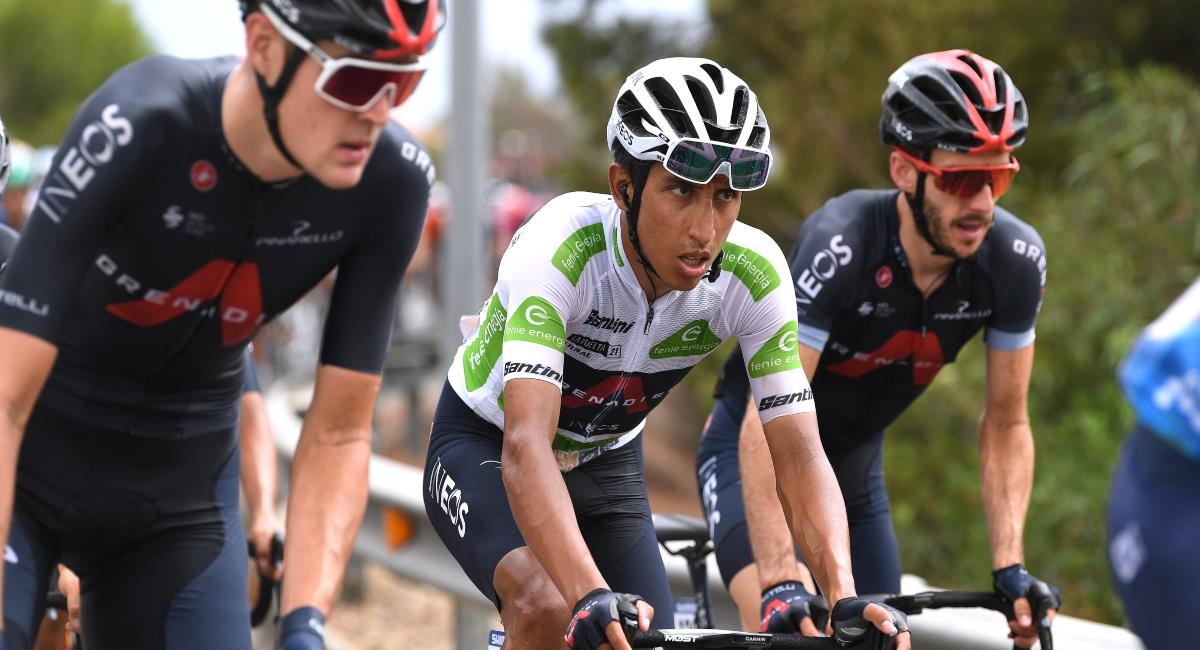 Egan habló tras finalizar la etapa 10 de la Vuelta a España. Foto: Twitter Prensa redes Team Ineos.