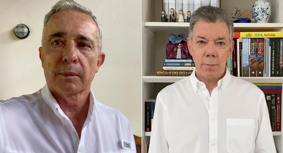“Es un criminal sinuoso”: así fue el ataque de Uribe contra Santos. Foto: Instagram @alvarouribevelz - @juanmanuelsantos