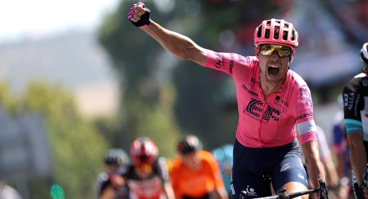 Magnus Cort Nielsen ganó la etapa 12 de la Vuelta a España. Foto: EFE