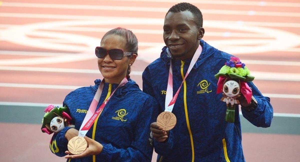 Tres medallas más para Colombia en los Paralímpicos. Foto: Twitter Comité Paralímpico colombiano.