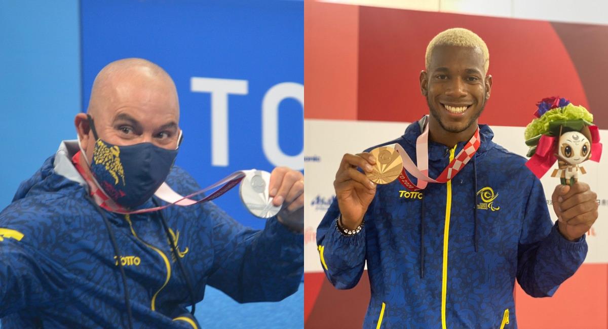 Dos medallas nuevas para Colombia en los Paralímpicos. Foto: Twitter @COLParalimpico