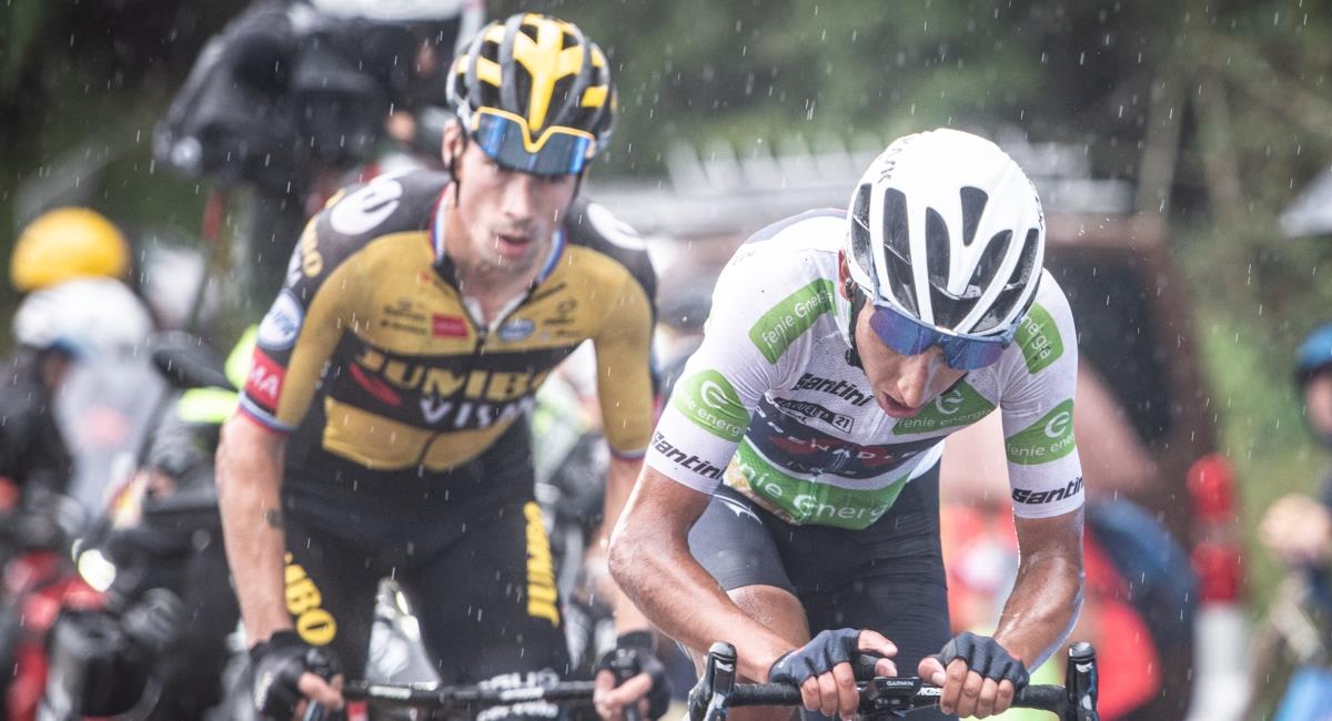 Primoz Roglic gana la etapa 17 de la Vuelta a España. Foto: Twitter Prensa redes Vuelta a España.