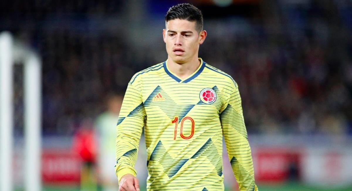 James y su mensaje de apoyo a la Selección Colombia. Foto: Instagram Prensa redes James Rodríguez.