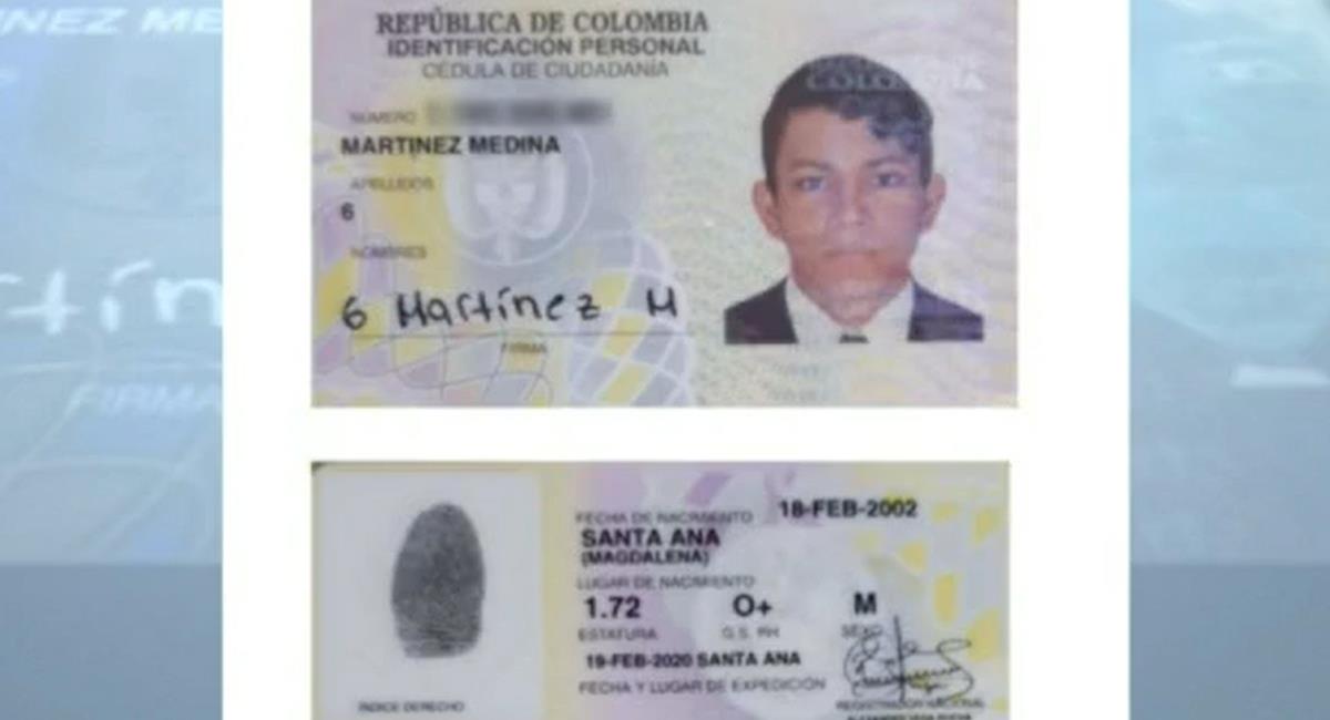 6 Martínez es un joven del departamento de Magdalena que lleva el nombre más corto y curioso de Colombia. Foto: Captura de video