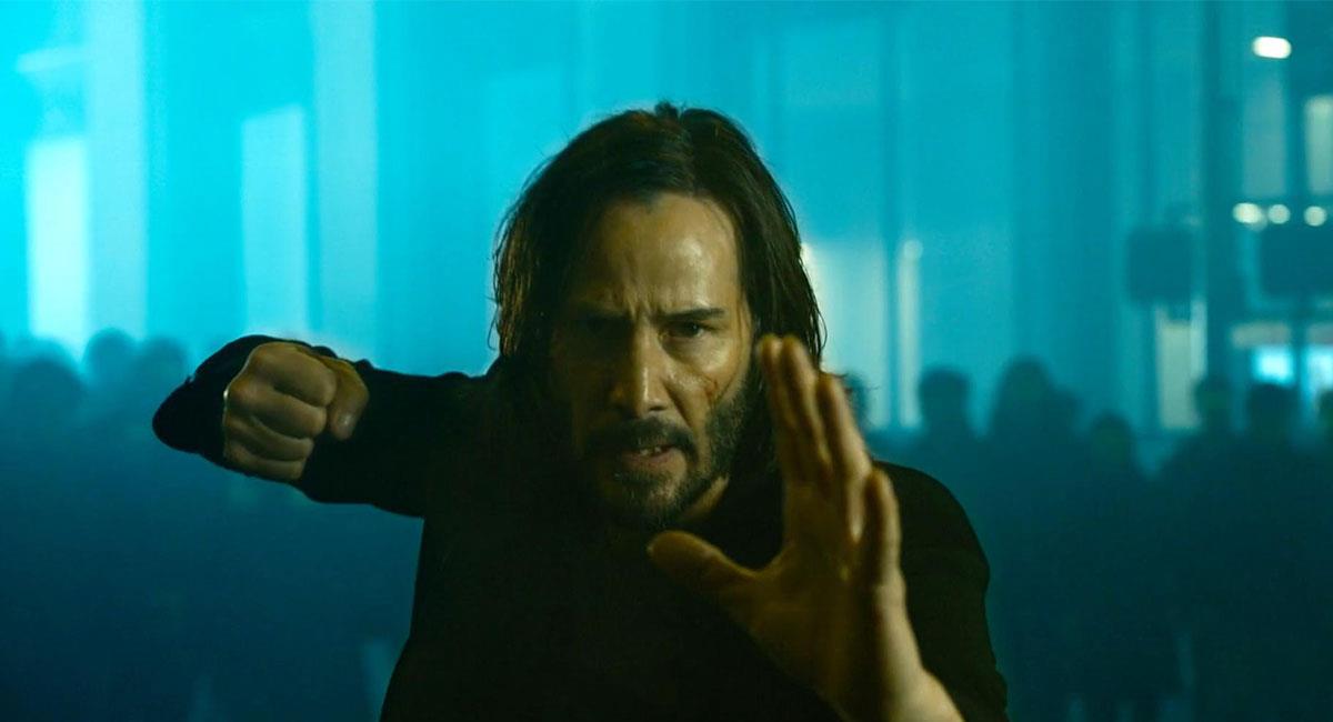 Así luce Keanu Reeves en su regreso como Neo en "Matrix". Foto: Twitter @EW