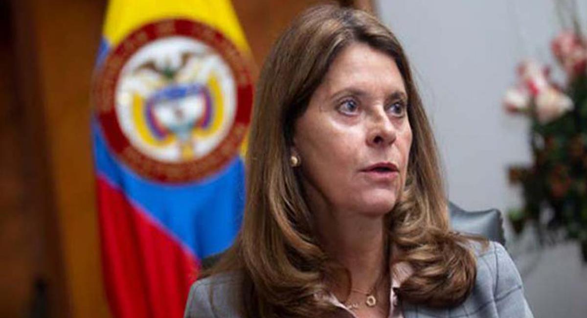 La vicepresidenta Marta Lucía Ramírez es también ministra de Relaciones Exteriores o canciller de la nación. Foto: Twitter @MV_Eng