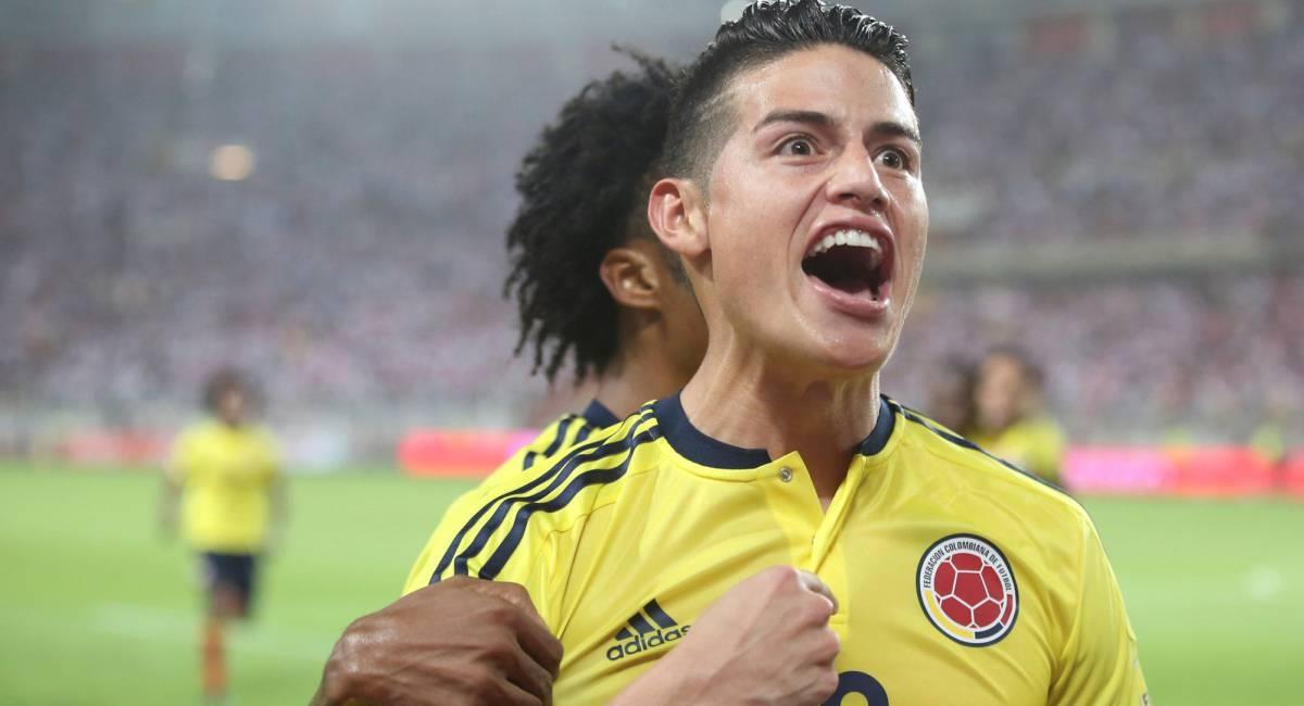 James y su buena energía para la Selección Colombia. Foto: MARIANA BAZO / REUTERS