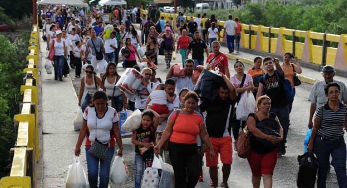Los migrantes venezolanos en Colombia se encuentran en gran número en Bogotá, Cúcuta y Barranquilla. Foto: Twitter @ElNacionalWeb